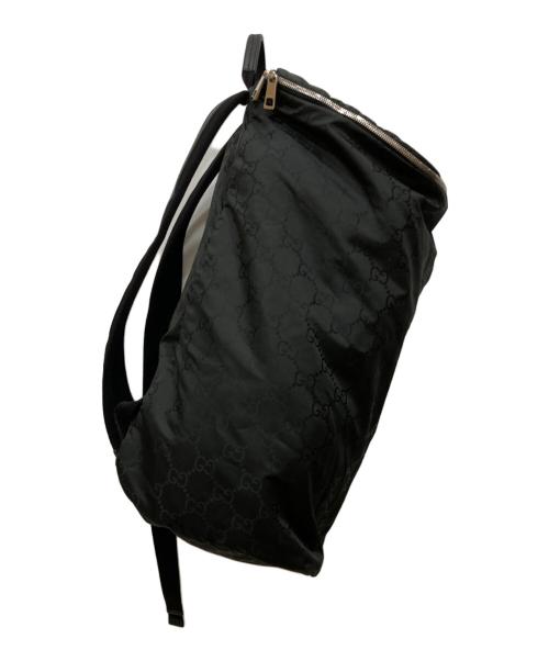 GUCCI（グッチ）GUCCI (グッチ) GGナイロンバックパック ブラックの古着・服飾アイテム