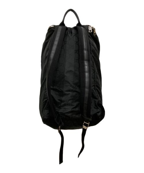 GUCCI（グッチ）GUCCI (グッチ) GGナイロンバックパック ブラックの古着・服飾アイテム