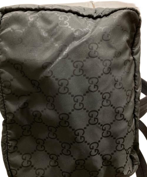 GUCCI（グッチ）GUCCI (グッチ) GGナイロンバックパック ブラックの古着・服飾アイテム