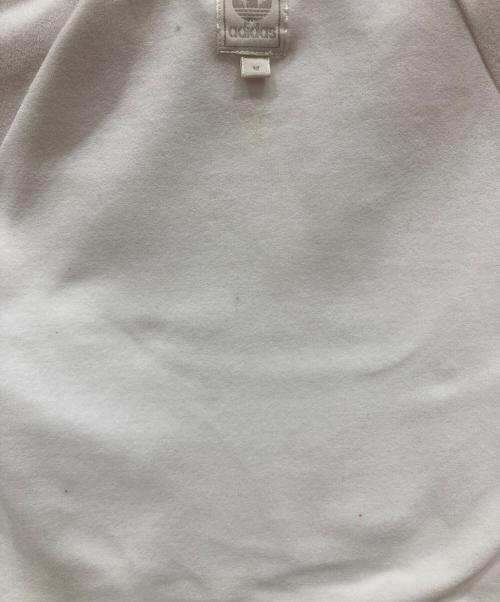 adidas（アディダス）adidas (アディダス) ナイロントラックジャケット ホワイト×オレンジ サイズ:SIZE Mの古着・服飾アイテム