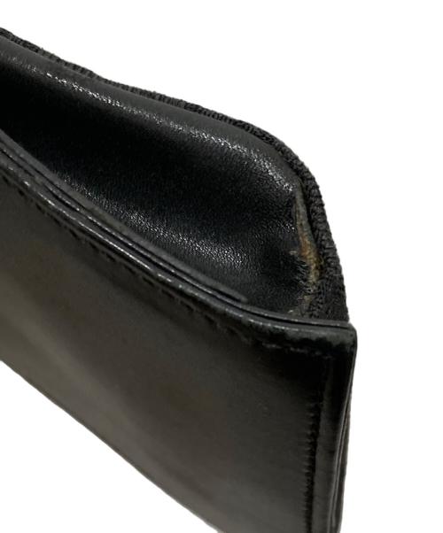 GUCCI（グッチ）GUCCI (グッチ) GGキャンバスフラップショルダーポーチ ブラックの古着・服飾アイテム