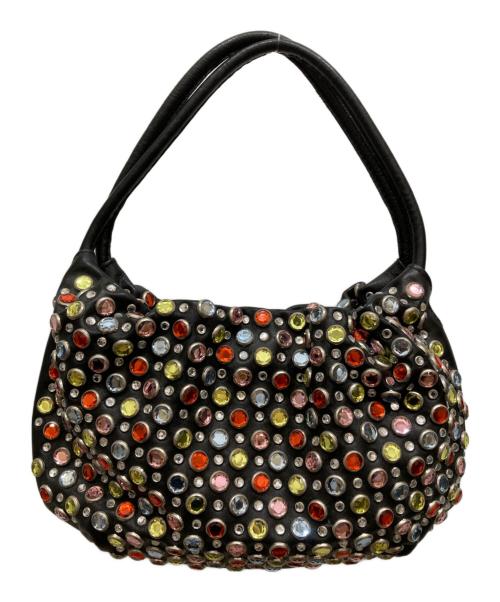 SONIA RYKIEL（ソニア リキエル）SONIA RYKIEL (ソニア リキエル) ビジューハンドバッグ ブラックの古着・服飾アイテム