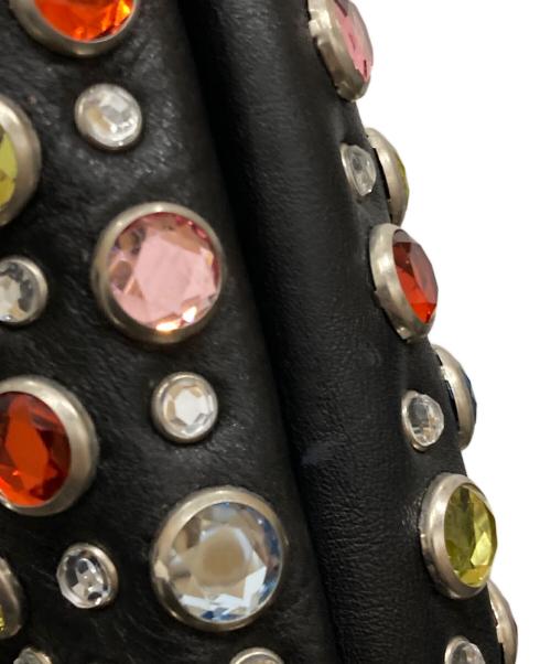 SONIA RYKIEL（ソニア リキエル）SONIA RYKIEL (ソニア リキエル) ビジューハンドバッグ ブラックの古着・服飾アイテム