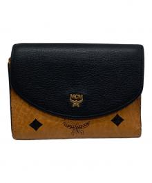 MCM（エムシーエム）の古着「3つ折り財布」｜ブラウン×ブラック