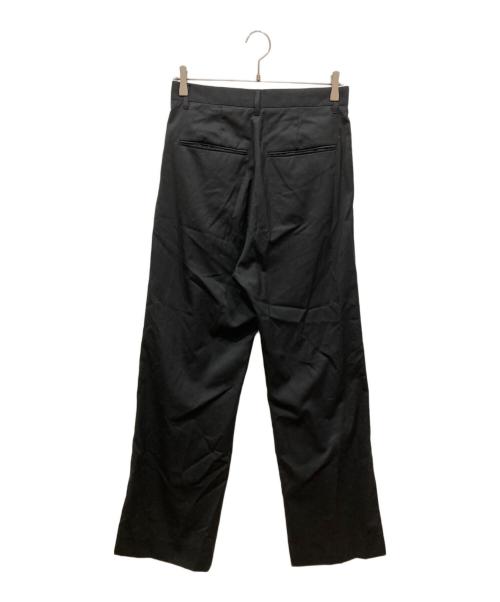 FIT MIHARA YASUHIRO（フィット ミハラヤスヒロ）fit MIHARA YASUHIRO (フィット ミハラヤスヒロ) 【FIT】ワイドタックトラウザーズ/Wide Tack Trousers ブラック サイズ:44の古着・服飾アイテム