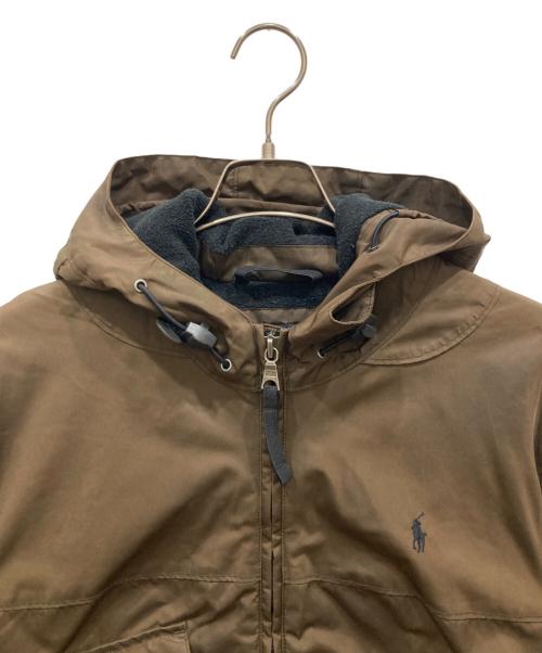 POLO RALPH LAUREN（ポロ・ラルフローレン）POLO RALPH LAUREN (ポロ・ラルフローレン) フーデッドジャケット ブラウン サイズ:SIZE Lの古着・服飾アイテム
