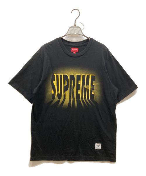 SUPREME（シュプリーム）Supreme (シュプリーム) Light S/S Top ブラック×イエロー サイズ:SIZE Mの古着・服飾アイテム
