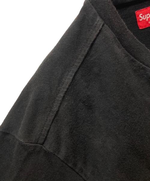 SUPREME（シュプリーム）Supreme (シュプリーム) Light S/S Top ブラック×イエロー サイズ:SIZE Mの古着・服飾アイテム
