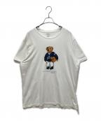 POLO RALPH LAURENポロ・ラルフローレン）の古着「ポロベアプリントTシャツ」｜ホワイト