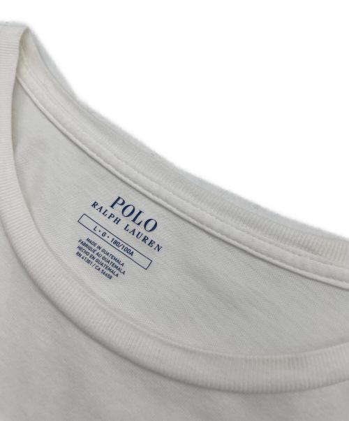 POLO RALPH LAUREN（ポロ・ラルフローレン）POLO RALPH LAUREN (ポロ・ラルフローレン) ポロベアプリントTシャツ ホワイト サイズ:Lの古着・服飾アイテム