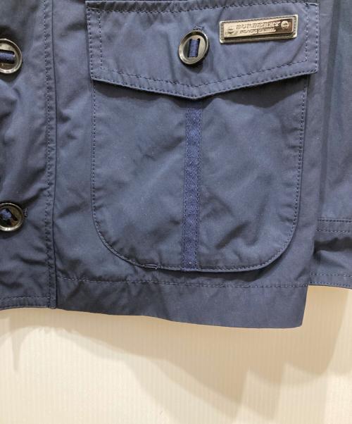 BURBERRY BLACK LABEL（バーバリーブラックレーベル）BURBERRY BLACK LABEL (バーバリーブラックレーベル) ジップジャケット ネイビー×ブラック サイズ:SIZE Lの古着・服飾アイテム