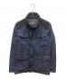BURBERRY BLACK LABEL（バーバリーブラックレーベル）の古着「ジップジャケット」｜ネイビー×ブラック