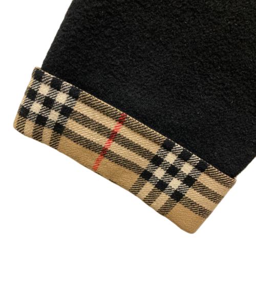 Burberry's（バーバリー）Burberry's (バーバリーズ) ノバチェックウールステンカラーコート ブラック サイズ:SIZE 9ARの古着・服飾アイテム