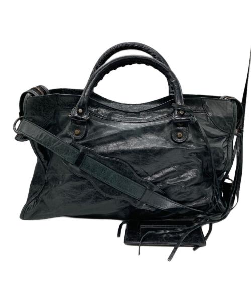 BALENCIAGA（バレンシアガ）BALENCIAGA (バレンシアガ) ザ シティ エディターズバッグ ブラックの古着・服飾アイテム