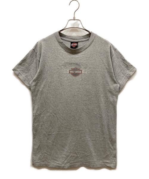HARLEY-DAVIDSON（ハーレーダビッドソン）HARLEY-DAVIDSON (ハーレーダビッドソン) 00’S両面プリントTシャツ グレー サイズ:SIZE Mの古着・服飾アイテム