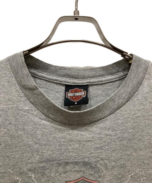 HARLEY-DAVIDSON（ハーレーダビッドソン）HARLEY-DAVIDSON (ハーレーダビッドソン) 00’S両面プリントTシャツ グレー サイズ:SIZE Mの古着・服飾アイテム