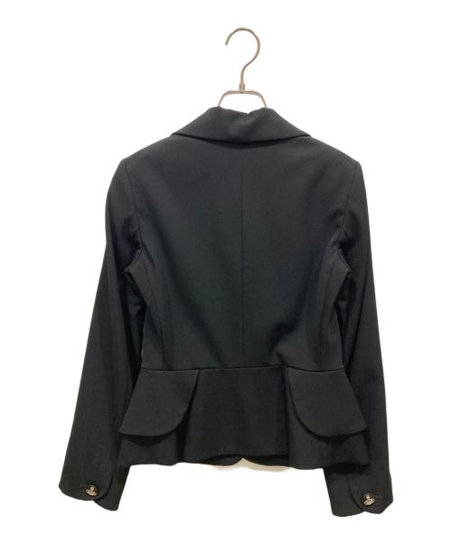 Vivienne Westwood RED LABEL（ヴィヴィアンウエストウッドレッドレーベル）Vivienne Westwood RED LABEL (ヴィヴィアンウエストウッドレッドレーベル) テーラードジャケット ブラック サイズ:SIZE 2の古着・服飾アイテム