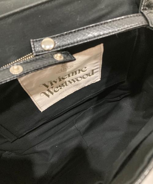 Vivienne Westwood（ヴィヴィアンウエストウッド）Vivienne Westwood (ヴィヴィアンウエストウッド) トートバッグ ブラックの古着・服飾アイテム