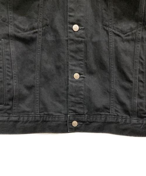 Calvin Klein（カルバンクライン）Calvin Klein (カルバンクライン) 90s クラシックブラックトラッカーデニムジャケット ブラック サイズ:SIZE XLの古着・服飾アイテム