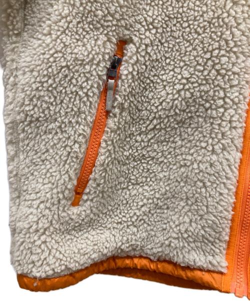 THE NORTH FACE（ザ ノース フェイス）THE NORTH FACE (ザ ノース フェイス) リバーシブルエクストリームパイルジャケット アイボリー×オレンジ サイズ:Sの古着・服飾アイテム