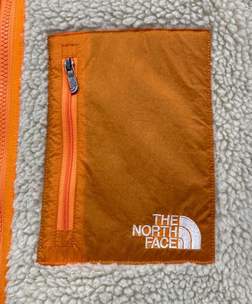 THE NORTH FACE（ザ ノース フェイス）THE NORTH FACE (ザ ノース フェイス) リバーシブルエクストリームパイルジャケット アイボリー×オレンジ サイズ:Sの古着・服飾アイテム
