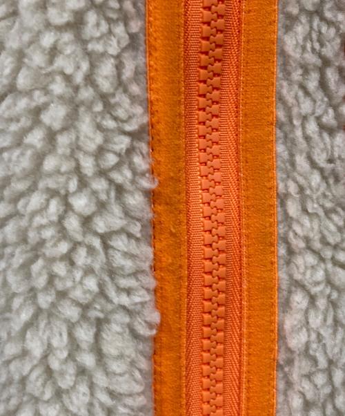 THE NORTH FACE（ザ ノース フェイス）THE NORTH FACE (ザ ノース フェイス) リバーシブルエクストリームパイルジャケット アイボリー×オレンジ サイズ:Sの古着・服飾アイテム