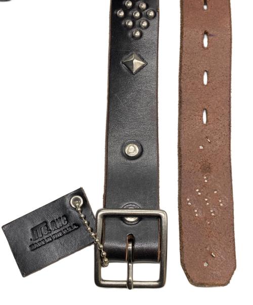 htc（エイチティーシー）HTC (エイチティーシー) RHC Ron Herman (アールエイチシー ロンハーマン) 別注スタッズ ベルト ブラウン サイズ:34の古着・服飾アイテム