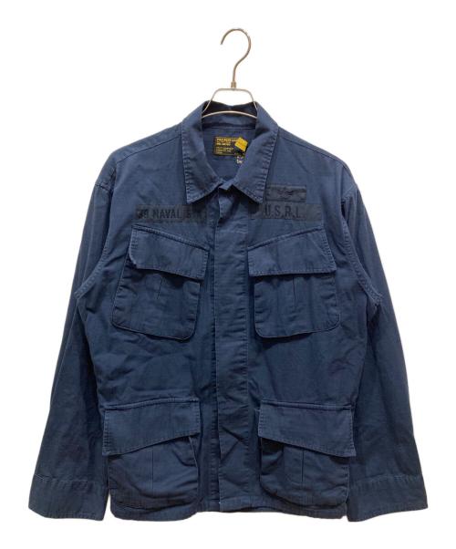 POLO RALPH LAUREN（ポロ・ラルフローレン）POLO RALPH LAUREN (ポロ・ラルフローレン) ジャングル ファティーグ ジャケット ネイビー サイズ:Mの古着・服飾アイテム