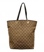 GUCCIグッチ）の古着「トートバッグ」｜ベージュ