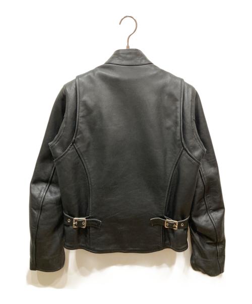 DAYTONA（デイトナ）DAYTONA (デイトナ) シングルレザージャケット ブラック サイズ:Mの古着・服飾アイテム