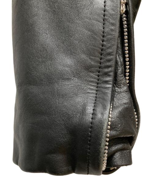 DAYTONA（デイトナ）DAYTONA (デイトナ) シングルレザージャケット ブラック サイズ:Mの古着・服飾アイテム