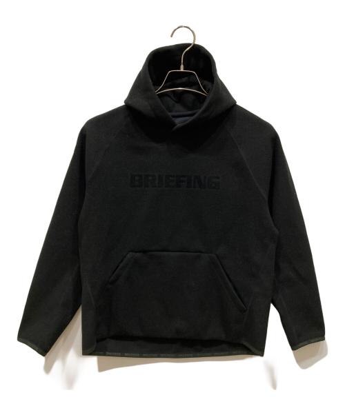 BRIEFING（ブリーフィング）BRIEFING (ブリーフィング) フリースプルオーバーパーカー ブラック サイズ:Sの古着・服飾アイテム