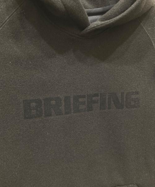 BRIEFING（ブリーフィング）BRIEFING (ブリーフィング) フリースプルオーバーパーカー ブラック サイズ:Sの古着・服飾アイテム