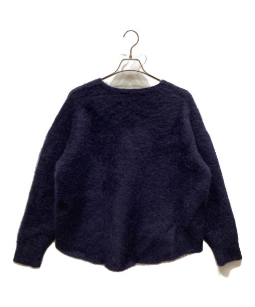 ADORE（アドーア）ADORE (アドーア) モヘアニットトップス パープル×ブラック サイズ:38の古着・服飾アイテム