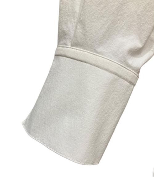 LE PHIL（ル フィル）LE PHIL (ル フィル) ナイロンストレッチブロードブラウス ホワイト サイズ:freeの古着・服飾アイテム