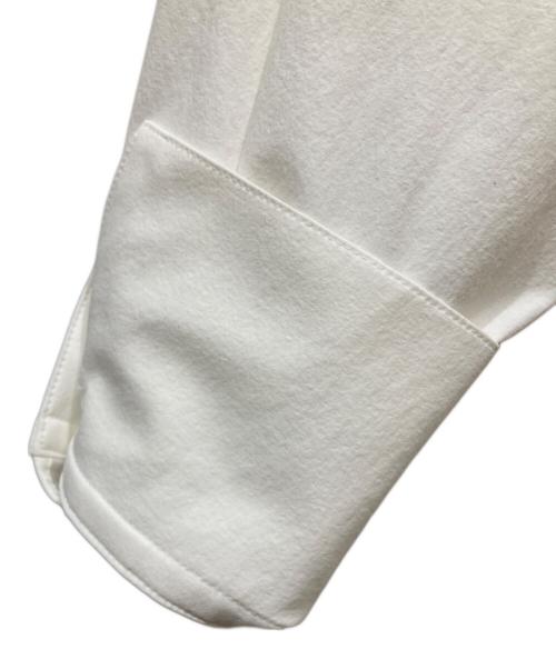 LE PHIL（ル フィル）LE PHIL (ル フィル) ナイロンストレッチブロードブラウス ホワイト サイズ:freeの古着・服飾アイテム