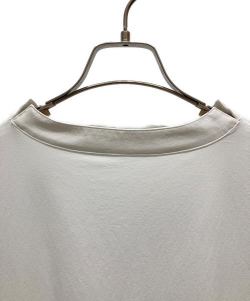 LE PHIL（ル フィル）LE PHIL (ル フィル) ナイロンストレッチブロードブラウス ホワイト サイズ:freeの古着・服飾アイテム