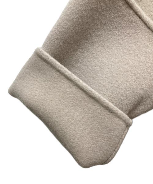 LE PHIL（ル フィル）LE PHIL (ル フィル) ソフトウールリバーハーフコート ベージュの古着・服飾アイテム