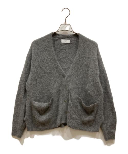 SLOBE IENA（スローブ イエナ）SLOBE IENA (スローブ イエナ) フォックスウールカシミヤ カーディガン グレー サイズ:FREEの古着・服飾アイテム