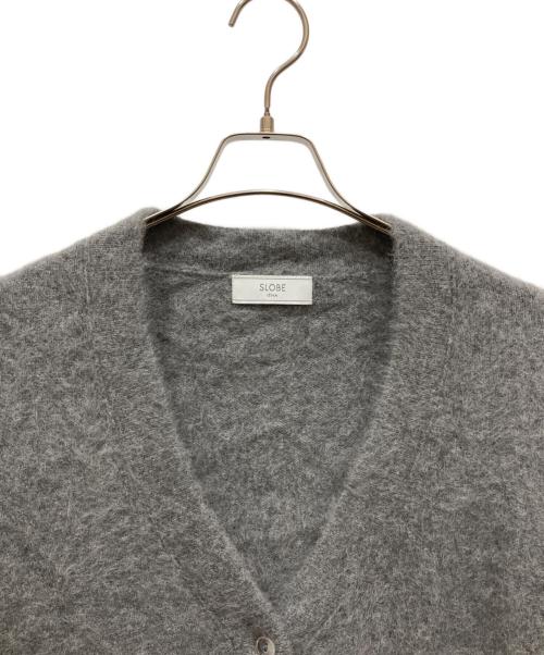 SLOBE IENA（スローブ イエナ）SLOBE IENA (スローブ イエナ) フォックスウールカシミヤ カーディガン グレー サイズ:FREEの古着・服飾アイテム