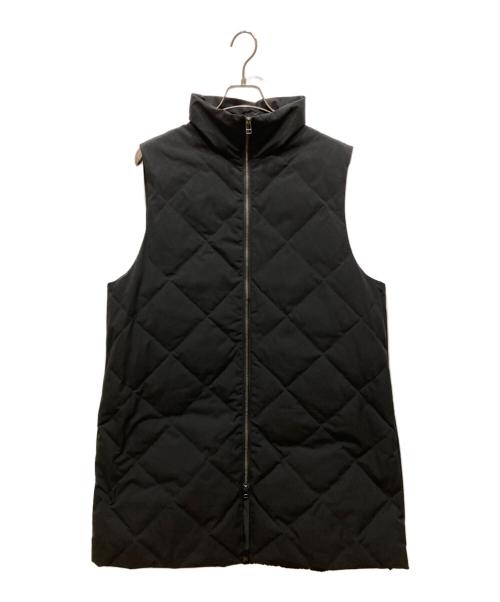 ADORE（アドーア）ADORE (アドーア) ロングダウンベスト ブラック サイズ:38の古着・服飾アイテム