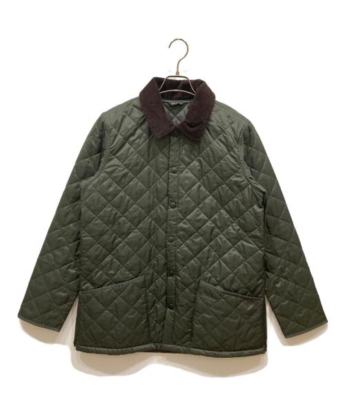 Barbour（バブアー）Barbour (バブアー) SL LIDDESDALE QUILT カーキ×ブラウン サイズ:Ⅼの古着・服飾アイテム