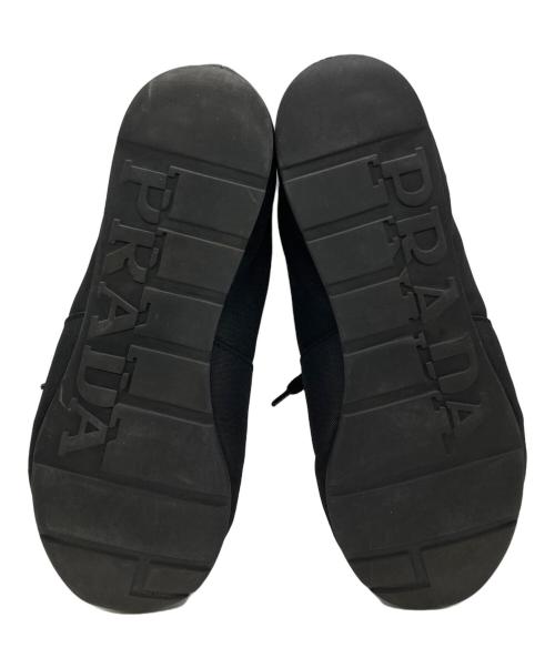 PRADA（プラダ）PRADA (プラダ) ナイロンスニーカー ブラック サイズ:8の古着・服飾アイテム