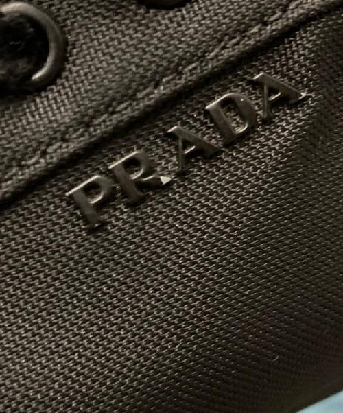 PRADA（プラダ）PRADA (プラダ) ナイロンスニーカー ブラック サイズ:8の古着・服飾アイテム