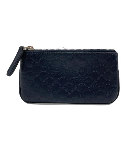 GUCCI（グッチ）GUCCI (グッチ) コインケース ネイビーの古着・服飾アイテム