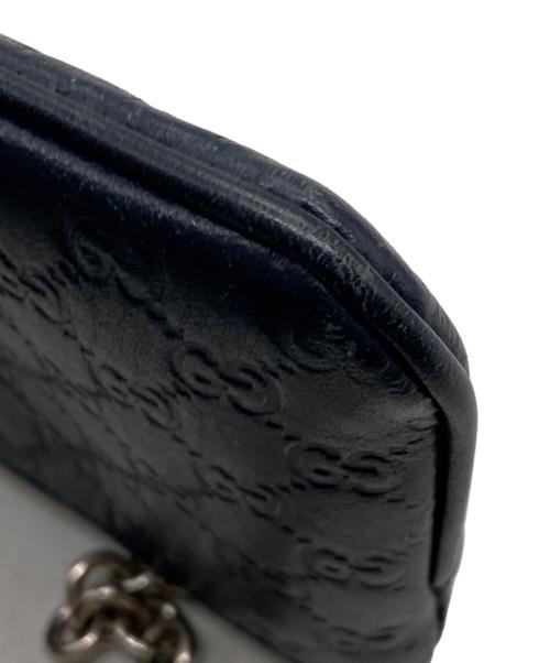 GUCCI（グッチ）GUCCI (グッチ) コインケース ネイビーの古着・服飾アイテム