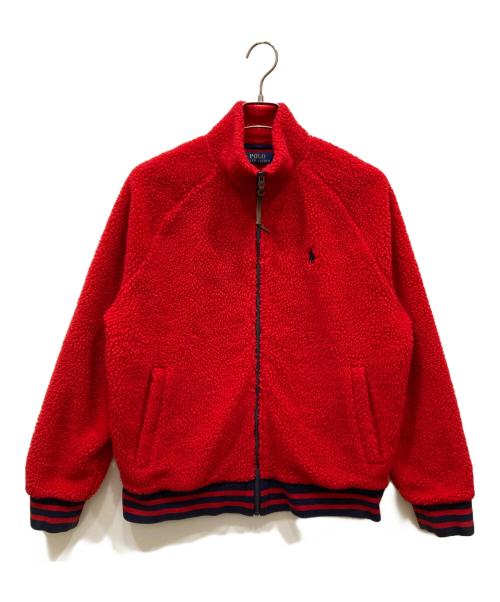 POLO RALPH LAUREN（ポロ・ラルフローレン）POLO RALPH LAUREN (ポロ・ラルフローレン) ボアジャケット レッド サイズ:Sの古着・服飾アイテム