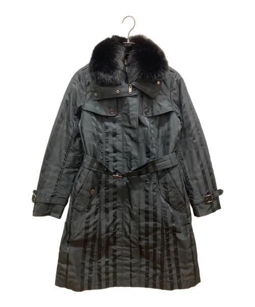 BURBERRY LONDON（バーバリーロンドン）BURBERRY LONDON (バーバリーロンドン) ナイロンライナートレンチコート ブラック サイズ:38の古着・服飾アイテム