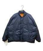 KEBOZケボズ）の古着「ALLIED FEATHER +DOWN JACKET」｜ネイビー
