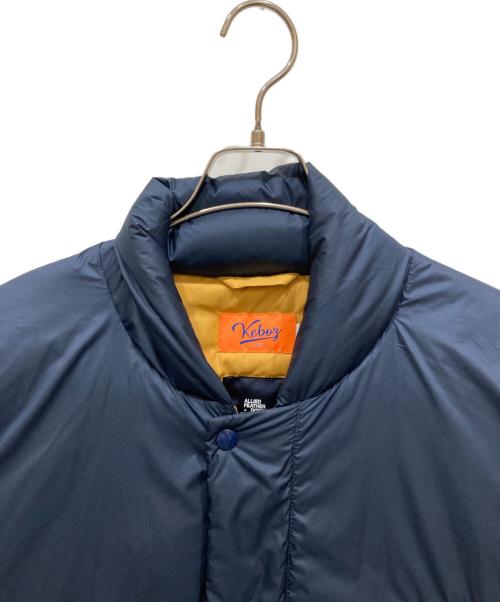 KEBOZ（ケボズ）KEBOZ (ケボズ) ALLIED FEATHER +DOWN JACKET ネイビー サイズ:Lの古着・服飾アイテム